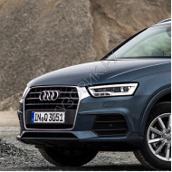 Передний бампер в цвет кузова Audi Q3 (2014-) рестайлинг