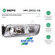 Противотуманная фара левая Man TGX (2008-) DEPO