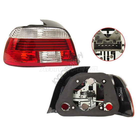Фонарь задний BMW 5-SERIES E39 00-03 лев 4D LED DEPO