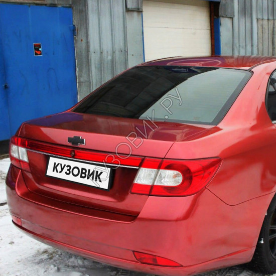 Бампер задний в цвет кузова Chevrolet Epica (2006-2013) 73L - Super Red - Красный