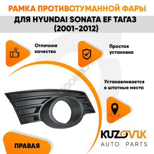  Рамка противотуманной фары левая Great Wall Hover H3 (2010-2015) Haval KUZOVIK