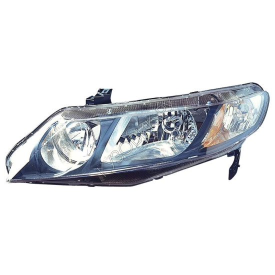 Фара левая Honda Civic 4D (2006-2010) DEPO
