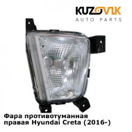 Фара противотуманная правая Hyundai Creta (2016-) KUZOVIK