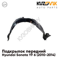 Подкрылок передний левый Hyundai Sonata YF 6 (2010-2014) KUZOVIK