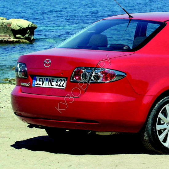 Бампер задний в цвет кузова Mazda 6 GG седан (2002-2008) Бампер задний в цвет кузова Mazda 6 GG седан (2002-2008)