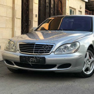 Бампер передний в цвет кузова Mercedes S-Class W220 (1998-2005)