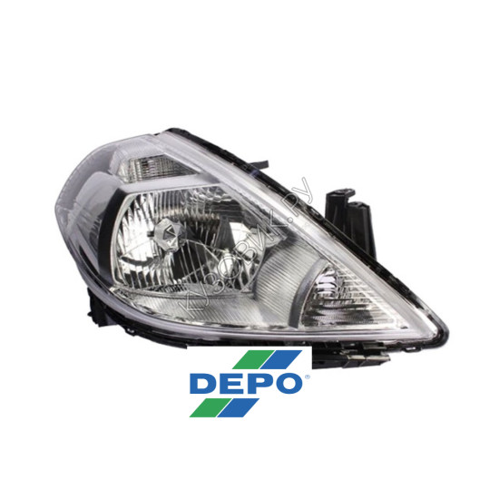 Фара правая Nissan Tiida (2004-2007) DEPO