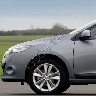 Крыло переднее левое в цвет кузова Renault Megane 3 (2008-2013)