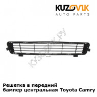Решетка в передний бампер центральная Toyota Camry V40 (2009-) рестайлинг KUZOVIK