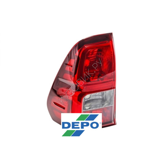 Фонарь левый задний в крыло Toyota Hilux (2015-) DEPO