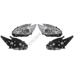 Фары Тойота Приус Toyota Prius XW20 (2003-2009) комплект 2 штуки левая и правая SAT высокое качество
