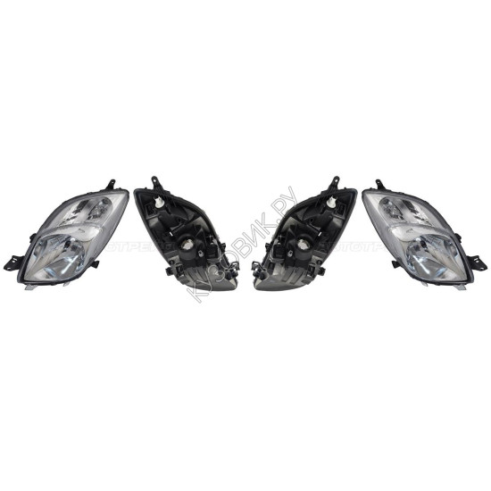 Фары Тойота Ярис Toyota Yaris XP90 (2005-2010) комплект 2 штуки левая и правая TYC высокое качество