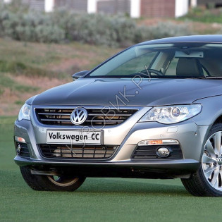 Бампер передний в цвет кузова Volkswagen Passat CC (2009-2012) с отв под омыватель и парктроники